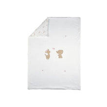 Load image into Gallery viewer, FanFan Couverture bébé 75x100 cm – Plaid doux pour berceau, siège auto ou lit bébé – Velours blanc