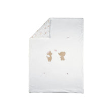 Load image into Gallery viewer, FanFan Couverture bébé 75x100 cm – Plaid doux pour berceau, siège auto ou lit bébé – Velours blanc