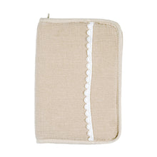 Charger l'image dans la galerie, FanFan Protège carnet de santé – Avec fermeture éclair – Housse de protection documents bébé – Beige
