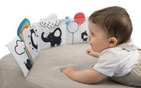 Load image into Gallery viewer, Livre en tissu pour bébé 2 en 1 – contrasté et coloré
