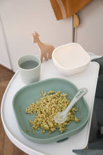 Carica l'immagine nel visualizzatore di Gallery, Coffret repas silicone 4 pièces - Vert sauge / Vert de gris
